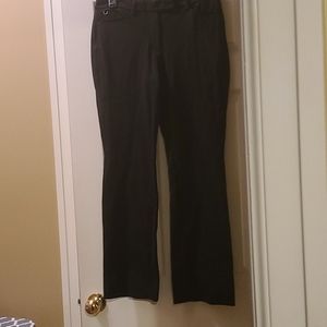 WHBM Black Slim Boot cut Pants